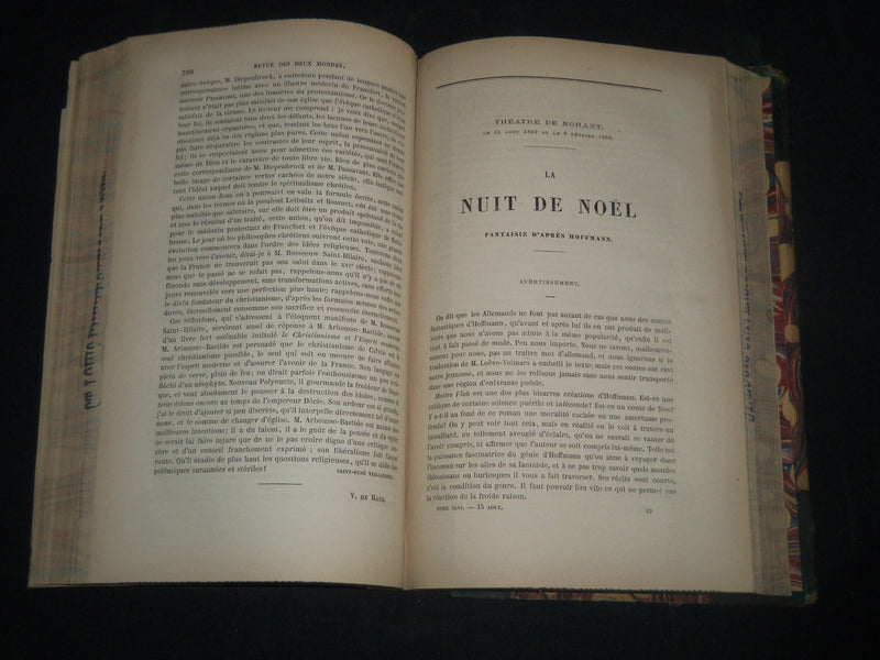 1860-1867 REVUE DES DEUX MONDES MAGAZINE BOUND VOLUME LOT OF 12 - KD 2D