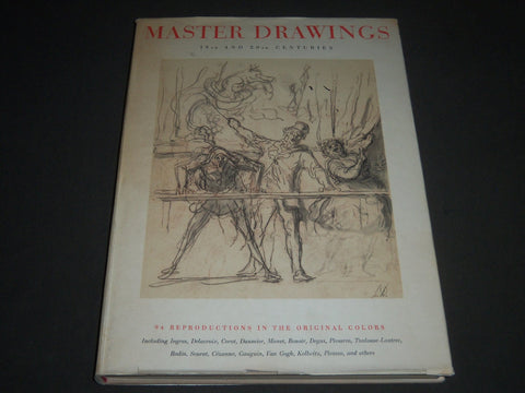 1959 MASTER DRAWINGS 19TH & 20TH CENTURIES EDITED BY DENES PATAKY BOOK - I 984