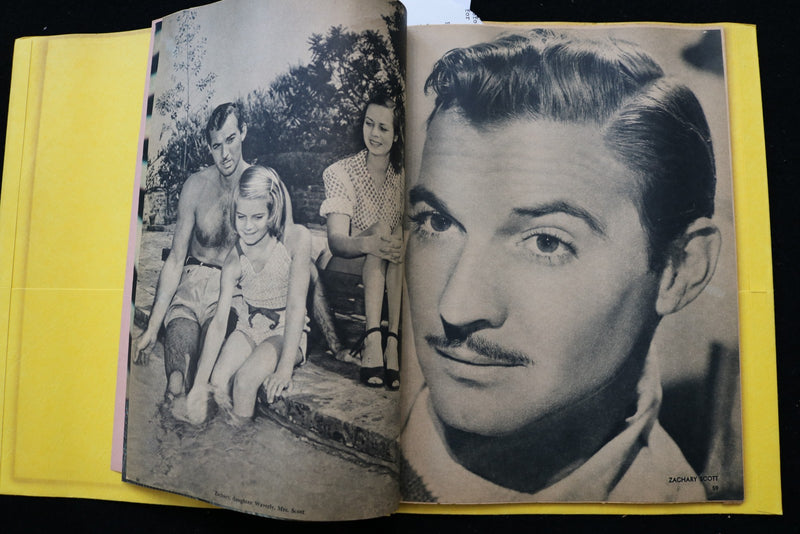 ZACHARY SCOTT SCRAPBOOK - E 24959