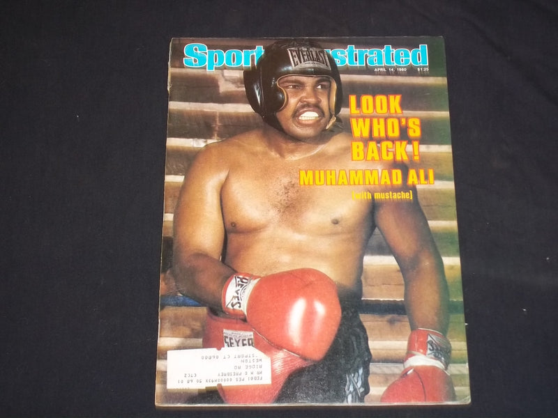 1980 APRIL 14 SPORTS ILLUSTRATED MAGAZINE - MUHAMMED ALI COVER - SP 9087