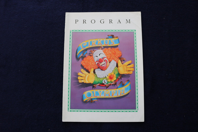 1987-1990 CIRKUS OLYMPIA CIRCUS PROGRAMS - SWEDISH - LOT OF 5 - O 3524