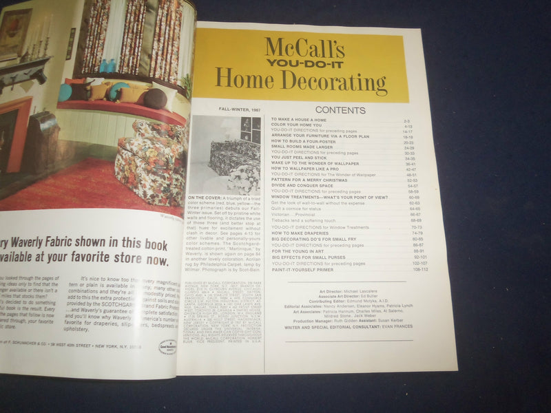 1967 FALL/WINTER MCCALL'S YOU-DO-IT HOME DECORATING MAGAZINE - ST 5153B