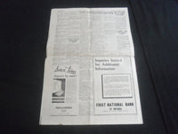 1933 JAN 19 & DEC 11 ONTARIO (CA) WEEKLY HERALD NEWSPAPER - LOT OF 2 - NP 5761