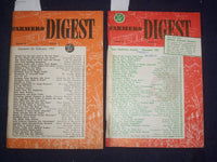 1957 FEBRUARY & DECEMBER FARMERS DIGEST MAGAZINE - LOT OF 2 - J 9788