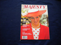 1985 DECEMBER MAJESTY MAGAZINE - PRINCESS DIANA - PRINCE CHARLES - B 2875J