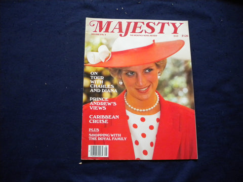 1985 DECEMBER MAJESTY MAGAZINE - PRINCESS DIANA - PRINCE CHARLES - B 2875J