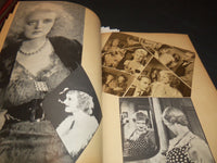 1930'S HOLLYWOOD MOVIE STAR SCRAPBOOK - JEAN HARLOW - HEPBURN - 22A