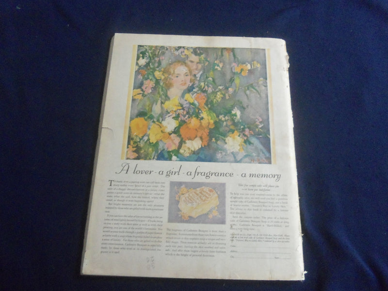 1928 FEBRUARY LADIES' HOME JOURNAL MAGAZINE - SWAN SONG - SP 6482W