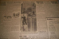 1929 OCTOBER 15 DES MOINES REGISTER NEWSPAPER PHILADELPHIA WORLD SERIES - NP 799