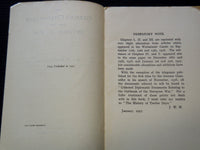 1917 THE GERMAN CHANCELLOR OUTBREAK OF WAR BOOK BY J. W. HEADLUM - J 7239