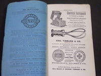 1876 THE AMERICAN JOURNAL OF OBSTETRICS MAGAZINE LOT OF 3 - NICE ADS - O 1092