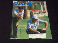 1985 DECEMBER 6 GOLF WORLD MAGAZINE - BARR HALLDORSON FRONT COVER - E 5575A