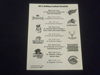 2011 UNIVERSITY OF REDLANDS FOOTBALL GAME NOTES - SP 1219E
