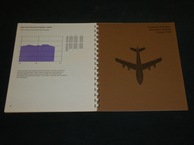 1968 THE PORT OF NEW YORK'S FOREIGN TRADE REPORT - SPIRAL BOUND - J 5942
