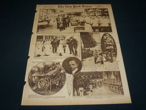 1917 AUGUST 5 NEW YORK TIMES ROTO PICTURE SECTION - GENERAL PERSHING - NT 8995