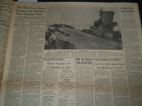 1941 DEC 11 PHILADELPHIA INQUIRER NEWSPAPER - JAP BATTLE SHIP ON FIRE - NT 7510