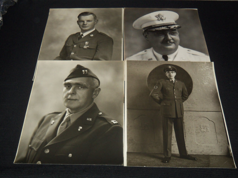 1940'S NAVY V-12 TRAINING UNIT ST. AMBROSE COLLEGE PHOTO LOT OF 34 - 11x14 - #30