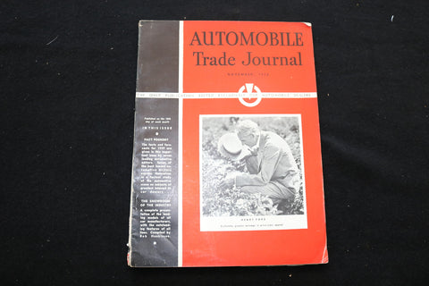 1938 NOVEMBER AUTOMOBILE TRADE JOURNAL MAGAZINE - HENRY FORD COVER - SP 4926ZA