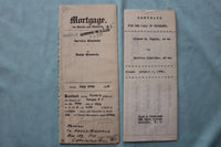 1938-1939 NEW JERSEY MORTGAGE AND PROPERY SALE CONTRACT - LOT OF 2 - K 2576