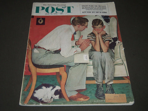 1951 JULY 14 THE SATURDAY EVENING POST MAGAZINE -NORMAN ROCKWELL COVER - SP 1875
