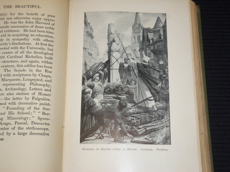 1908 PARIS THE BEAUTIFUL HARDCOVER BOOK BY LILIAN WHITING - KD 9389