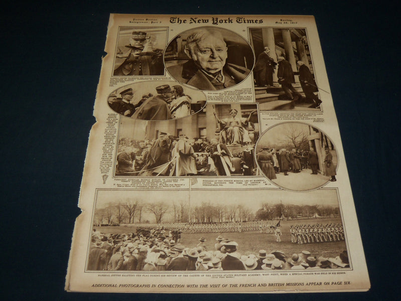 1917 MAY 20 NEW YORK TIMES ROTO PICTURE SECTION - JOSEPH CHOATE - NT 8984