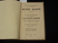1926 MUSEE RODIN FRENCH CATALOGUE - SOMMAIRE DES OEUVRES - K 2167