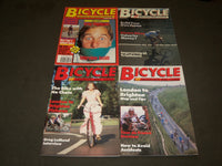 1985-1986 BICYCLE MAGAZINE LOT OF 10 ISSUES - PUBLISHED IN U. K. - O 3203