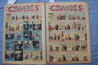 1936 LONG ISLAND SUNDAY PRESS NEWSPAPER COLOR COMICS - LOT OF 2 - NP 9227