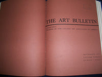 1950 & 1951 ART BULLETIN QUARTERLY BOUND VOLUME NO. 32 & 33 LOT OF 2 - KD 565