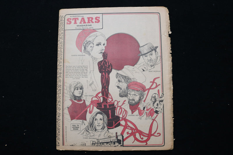 1972 APRIL 9 STARS MAGAZINE - VANESSA REDGRAVE COVER - E 25700