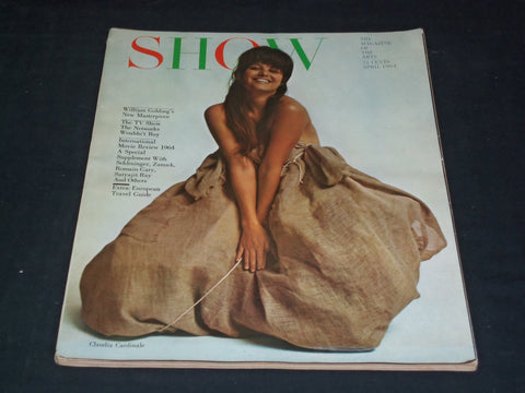 1964 APRIL SHOW MAGAZINE - CLAUDIA CARDINALE COVER AND PHOTOS - F 400