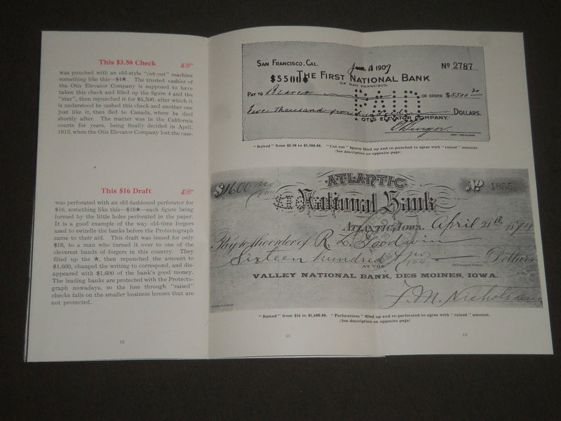 1913 WHAT BURNS SAYS MODERN FORGERY 4