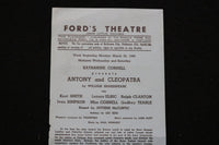 1948 MARCH 22 ANTOHY AND CLEOPATRA PROGRAM - CHARLTON HESTON - K 2818