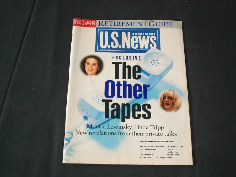 1998 JUNE 29 U.S. NEWS & WORLD REPORT MAGAZINE - MONICA LEWINSKY - B 5410