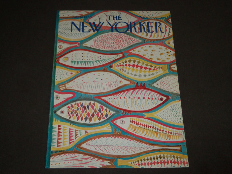 1966 JULY 16 1NEW YORKER MAGAZINE FRONT COVER ONLY - GREAT ART FOR FRAMING