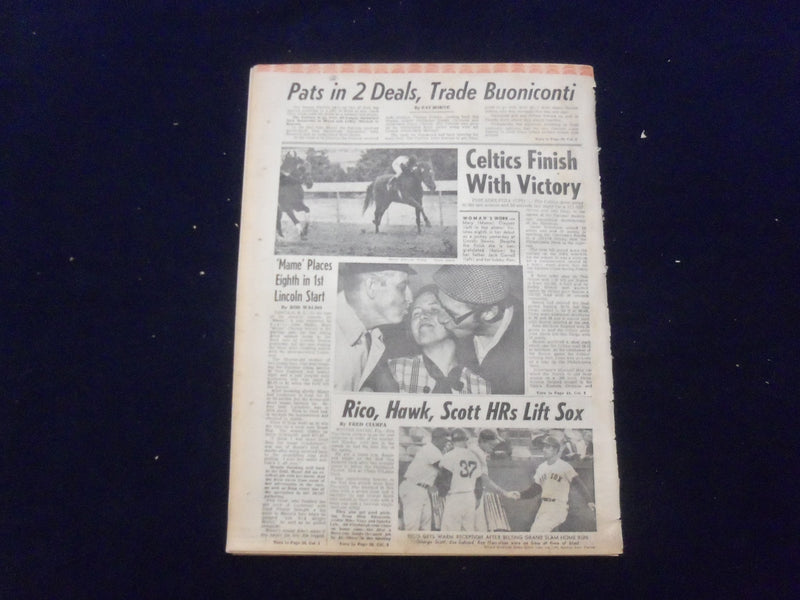 1969 MAR 25 BOSTON RECORD AMERICAN NEWSPAPER-NIXON ABM USELESS IN ATTACK-NP 6340