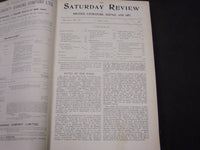 1906 SATURDAY REVIEW 2 BOUND VOLUMES - COMPLETE YR- PUBLISHED IN LONDON - R 1092