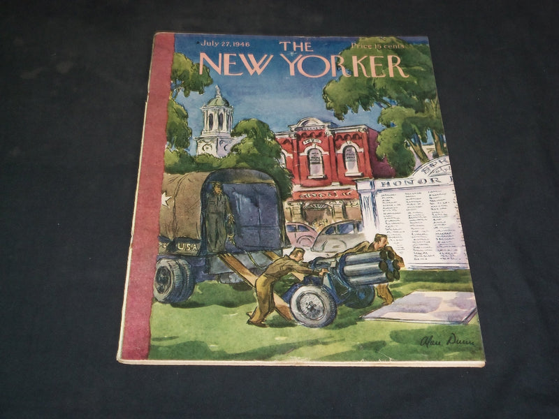 1946 JULY 27 THE NEW YORKER MAGAZINE - ILLUSTRATED COVER - NY 173
