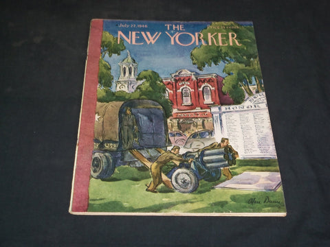 1946 JULY 27 THE NEW YORKER MAGAZINE - ILLUSTRATED COVER - NY 173