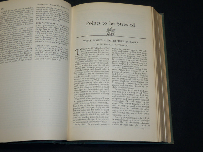 1948 GRASS YEARBOOK PUB. BY UNITED STATES DEPT. OF AGRICULTURE - KD 5946