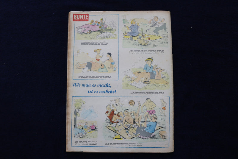 1960 JULY 16 BUNTE MAGAZINE - ELIZABETH TAYLOR COVER - GERMAN - E 23830