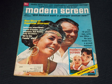 1971 NOVEMBER MODERN SCREEN MAGAZINE - LIZ & BURTON FRONT COVER - E 14540
