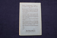1928 SEPTEMBER THE COMMUNIST MONTHLY PERIODICAL - K 471