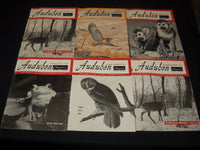1955-1957 AUDUBON MAGAZINES LOT OF 14 - AUDUBON SOCIETY - NICE COVERS - WR 104N
