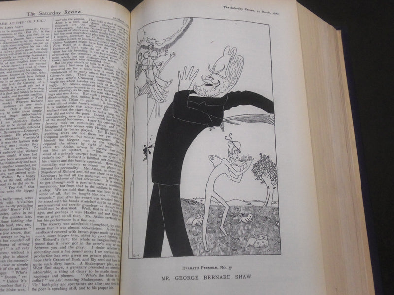 1923 SATURDAY REVIEW 2 BOUND VOLUMES - COMPLETE YR- PUBLISHED IN LONDON - R 1127