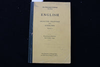 1949 UNIVERSITY OF CHICAGO ENGLISH SELECTED READINGS SOFTCOVER BOOK - K 2905
