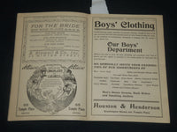 1901 THE MERCHANT OF VENICE - HOLLIS ST. THEATRE PROGRAM - J 5676