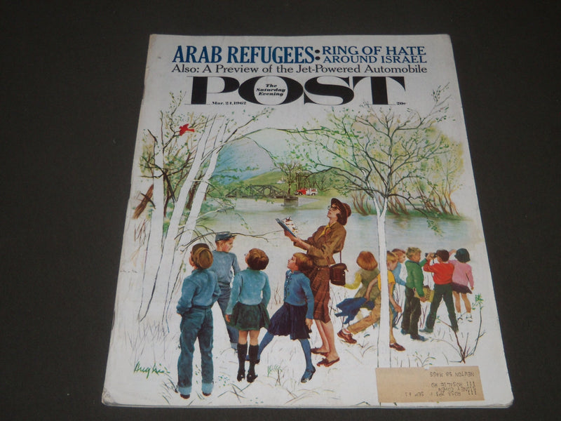 1962 MARCH 24 THE SATURDAY EVENING POST MAGAZINE - ARAB REFUGEES - SP 2337