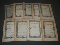 1894-1901 BOOK REVIEWS MAGAZINE LOT OF 9 ISSUES - WR 162